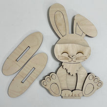Bunny Standing Shelf Sitter with Interchangeable Seasonal Hats