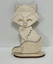 Fox Standing Shelf Sitter with Interchangeable Seasonal Hats