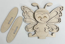 Butterfly Standing Shelf Sitter with Interchangeable Seasonal Hats