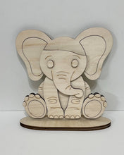 Elephant Standing Shelf Sitter with Interchangeable Seasonal Hats