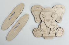 Elephant Standing Shelf Sitter with Interchangeable Seasonal Hats
