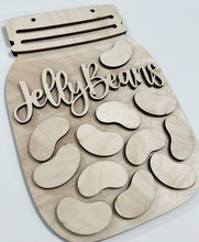 Jelly Beans Easter Spring Mason Jar Doorhanger