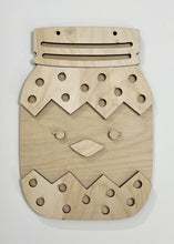 Easter Chick Mason Jar Doorhanger