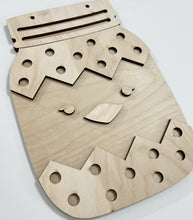 Easter Chick Mason Jar Doorhanger