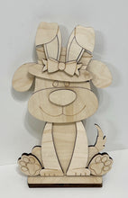 Floppy Ear Puppy Dog Standing Shelf Sitter with Interchangeable Seasonal Hats
