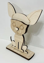 Chihuahua Puppy Dog Standing Shelf Sitter with Interchangeable Seasonal Hats