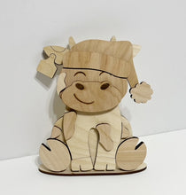 Dairy Cow Standing Shelf Sitter with Interchangeable Seasonal Hats