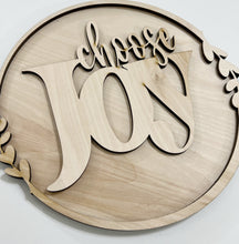 Choose Joy Round Doorhanger