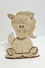 Horse Pony Standing Shelf Sitter with Interchangeable Seasonal Hats