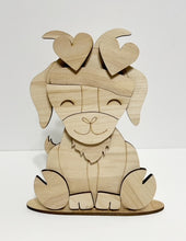 Cute Goat Standing Shelf Sitter with Interchangeable Seasonal Hats