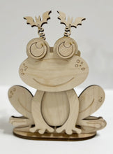 Happy Frog Standing Shelf Sitter with Interchangeable Seasonal Hats