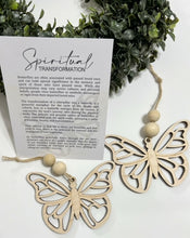 Butterfly Spiritual Transformation - Story Card Ornament Charm
