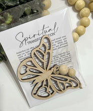 Butterfly Spiritual Transformation - Story Card Ornament Charm