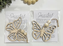 Butterfly Spiritual Transformation - Story Card Ornament Charm