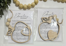 The Educators Orchard Apple - Story Card Ornament Charm