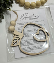 The Educators Orchard Apple - Story Card Ornament Charm