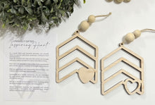 Uniquely Gifted Inspiring Heart - Story Card Ornament Charm