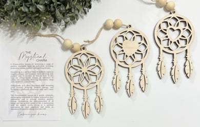 The Mystical Charm Dreamcatcher - Story Card Ornament Charm