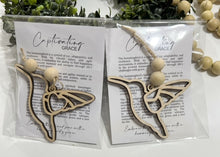 Captivating Grace Hummingbird - Story Card Ornament Charm