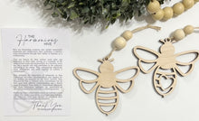 The Harmonious Hive Bee - Story Card Ornament Charm
