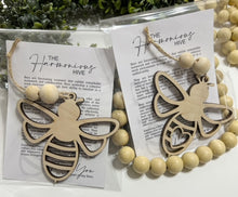 The Harmonious Hive Bee - Story Card Ornament Charm