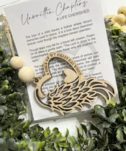 Unwritten Chapters A Life Cherished - Story Card Ornament Charm