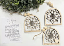Sunkissed Smiles Sunflower Sunshine - Story Card Ornament Charm