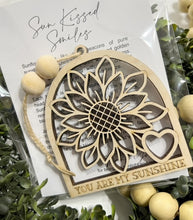 Sunkissed Smiles Sunflower Sunshine - Story Card Ornament Charm