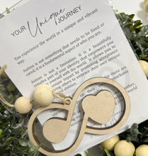 Your Unique Journey Autism - Story Card Ornament Charm