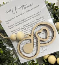 Your Unique Journey Autism - Story Card Ornament Charm