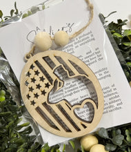 A Soldier's Heart - Story Card Ornament Charm