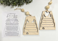 See You At Rainbow Bridge Dog - Story Card Ornament Charm