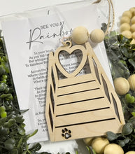 See You At Rainbow Bridge Dog - Story Card Ornament Charm