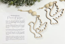 Messengers of Peace & Hope Dove - Story Card Ornament Charm