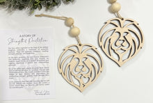 A Story of Strength & Protection Lion - Story Card Ornament Charm