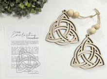 Our Everlasting Friendship Celtic Knot - Story Card Ornament Charm