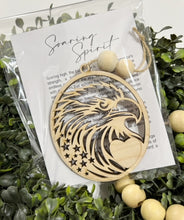 Soaring Spirit Bald Eagle - Story Card Ornament Charm