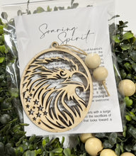 Soaring Spirit Bald Eagle - Story Card Ornament Charm
