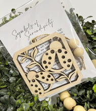 Symbols of Serendipity Ladybug - Story Card Ornament Charm