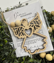 A Divine Messenger Angel - Story Card Ornament Charm
