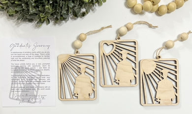 The Graduates Journey - Story Card Ornament Charm