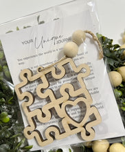 Your Unique Journey Autism Puzzle - Story Card Ornament Charm