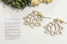 Serinity Blooms Lotus Flower - Story Card Ornament Charm