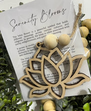 Serinity Blooms Lotus Flower - Story Card Ornament Charm