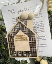 Threshold of Joy New Home - Story Card Ornament Charm