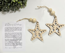 The Ripples of Kindness Ocean Starfish Beach - Story Card Ornament Charm