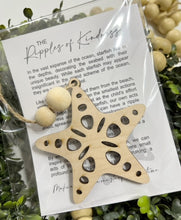 The Ripples of Kindness Ocean Starfish Beach - Story Card Ornament Charm