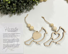 Heavenly Messenger Cardinal - Story Card Ornament Charm