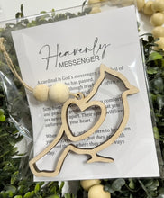 Heavenly Messenger Cardinal - Story Card Ornament Charm
