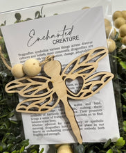 Enchanted Creature Dragonflies Dragonfly - Story Card Ornament Charm